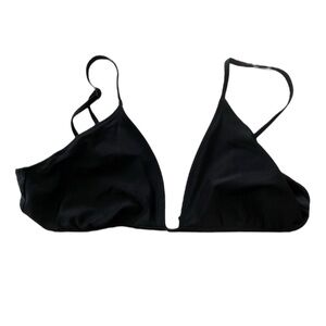 Aerie Black Triangle Bikini Top